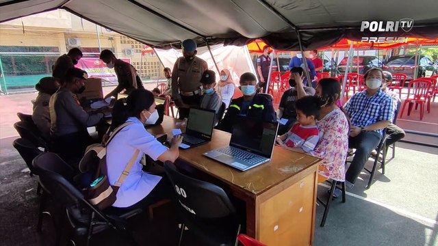 Sukseskan PON XX Papua, Polda Papua Gelar Kegiatan Gerai Vaksin Presisi Targetkan 350 Peserta