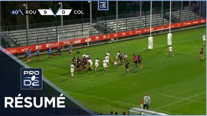 PRO D2 - Résumé Rouen Normandie Rugby-Colomiers Rugby: 19-24 - J04 - Saison 2021/2022