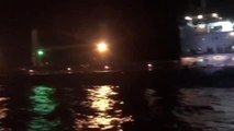 ÇANAKKALE - Çanakkale Boğazı açıklarında gemi kazası