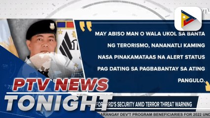 Download Video: PSG on heightened alert for PRRD's security amid terror threat warning | via @melalesmoras