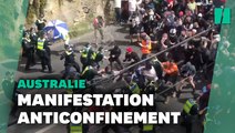 En Australie, une manifestation contre le confinement dégénère