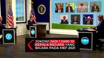 Pertemuan MEF 2021, Jokowi Jadi 1 dari 10 Kepala Negara Yang Berpidato