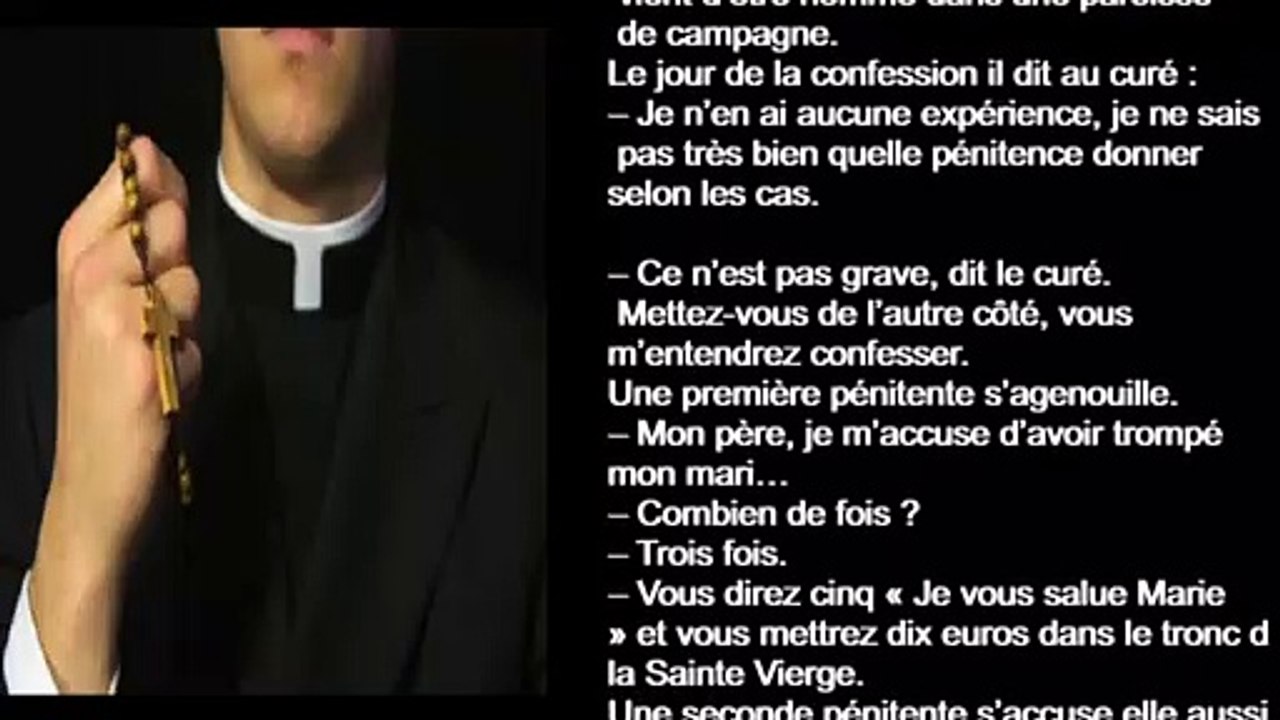 Blague : Un jeune prêtre nouvellement ordonné….