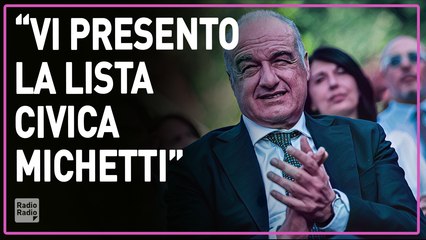 "SIAMO L'ULTIMA CHANCE PER ROMA" ▷ LA LISTA CIVICA MICHETTI SI PRESENTA AGLI ELETTORI