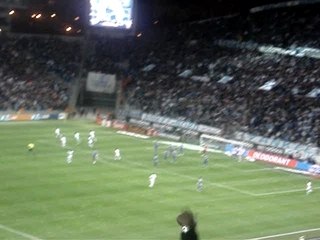 But de Cissé contre Auxerre au stade Vélodrome