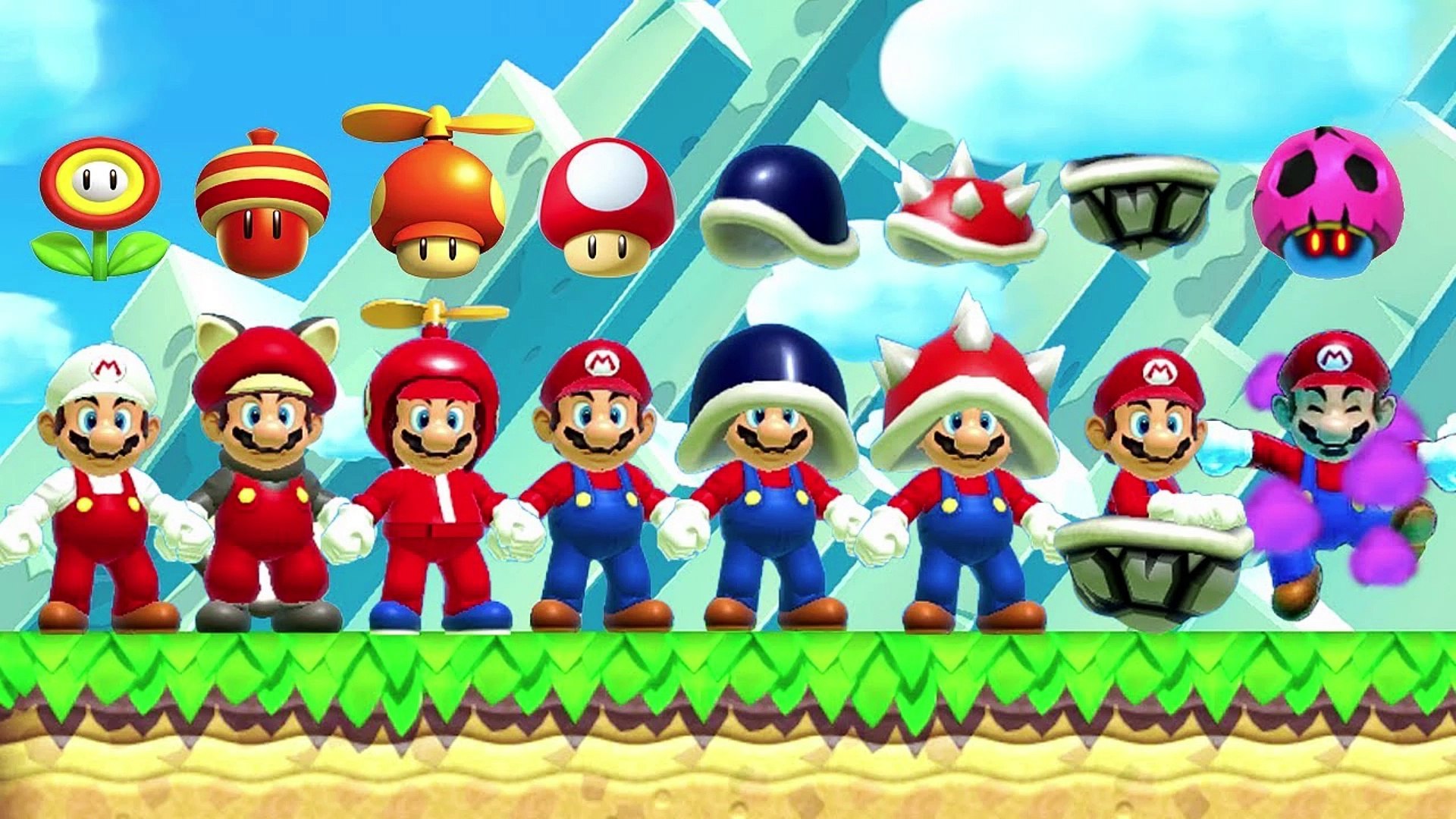 All Super Mario 3D World Power-Ups | Super Mario Maker 2 - Vidéo Dailymotion