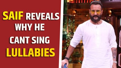 Saif reveals to Kapil Sharma why he can't sing lullabies to his kids
