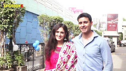 Gautam Rode With Wife Pankhuri Awasthy Arrives At The Launch Of Sweet Shop Meetha By Radisson