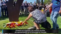 El PSOE da la espalda a las víctimas de ETA: sin representación en el homenaje en Granada