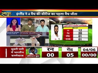 चेन्नई में चित्त हुए विराट शेर,इंग्लैंड के सामने भारतीय बल्लेबाज़ हुए ढेर,flop show by team India