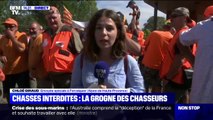 Chasses interdites: près de 2000 chasseurs rassemblés à Forcalquier, dans les Alpes-de-Haute-Provence, pour manifester