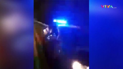 Masalah STNK, Polisi PJR Langsung Memiting Pengendara