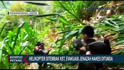 Helikopter Ditembak Kelompok Teroris, Evakuasi Jenazah Nakes ke Jayapura Ditunda