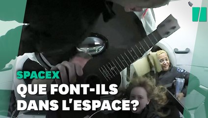 Que font les touristes de Space X dans l'espace?