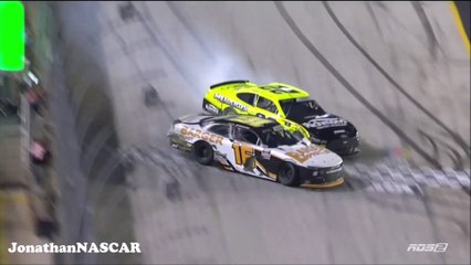 Crazy Finish Bristol 2021 NASCAR Xfinity Series