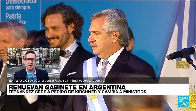 Informe desde Buenos Aires: Fernández cede y modifica su gabinete ministerial
