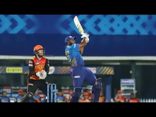 IPL 2021 : SRH Restrict MI on 150 for 5  दोनों अफगान गेंदबाज़ों ने बांध कर रख दिया MI की पारी को