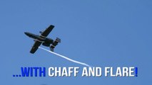 US Air Force A-10C Thunderbolt II Demonstration Team Chaff and Flare