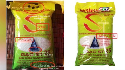 Tràn làn các loại gạo nhái gạo ST25 ngon nhất nhì thế giới hiện nay | HTV7 - Gaophuongnam.vn