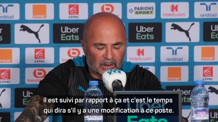 6e j. - Sampaoli : "Malheureusement un seul gardien peut jouer"