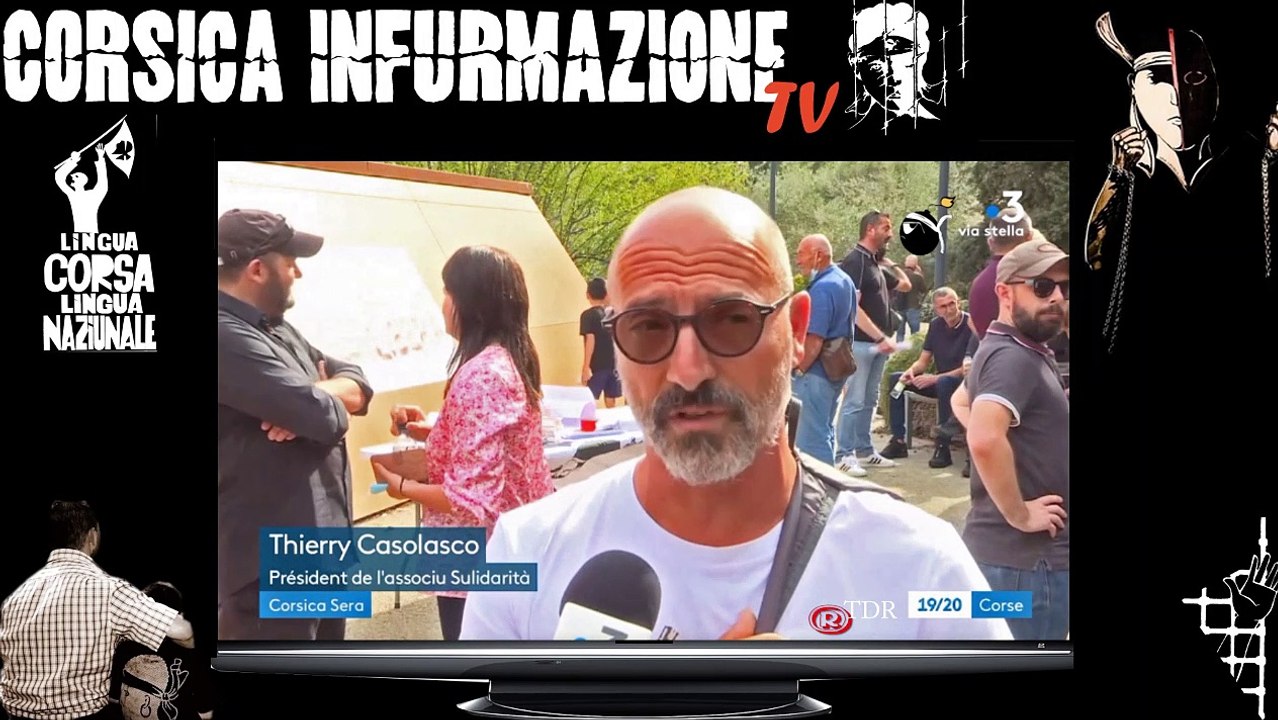 Reportage de FR3 Corse de la #GhjurnataInternaziunale de Corsica Libera