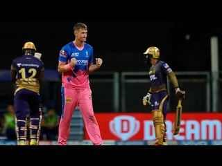 IPL 2021 : राजस्थान रॉयल्स की लम्बी छलांग  RR Def KKR by 6 wikets.. Again a very low scoring match