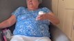 Old Woman Unknowingly Smears Whipped Cream on her Face When Man Pranks Her