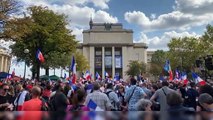 Décima jornada de protestas de los antivacunas en Francia