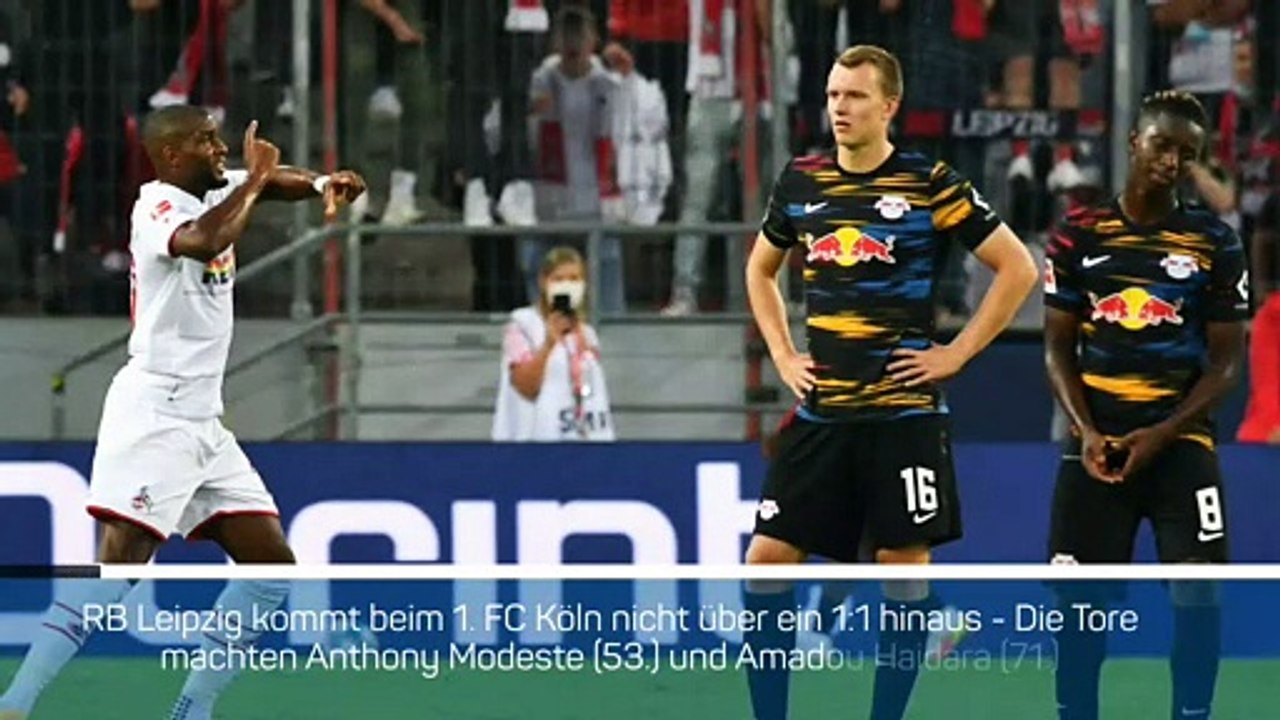 Fakten-Report: Leipzig holt in Köln nur 1:1-Remis