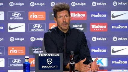 Simeone: "Si el gesto lo hace otro y no Joao, probablemente no le expulsen"