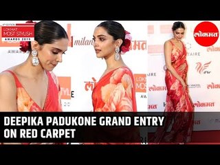 Chhapaak Movie Star Deepika Padukone at Lokmat Most Stylish 2019 Red Carpet