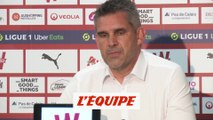 Gourvennec : « Je trouve la défaite sévère » - Foot - L1 - Lille