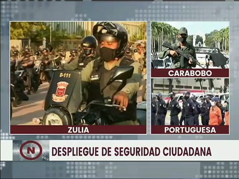Entérate | Activan dispositivo de seguridad en los 257 Cuadrantes de Paz del Edo. Zulia
