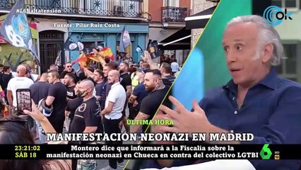 Inda sobre la manifestación neonazi en Madrid