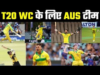 AUS Team Fr T20 WC..Warner Return