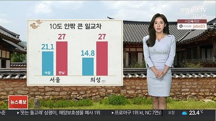 [날씨] 내일까지 날씨 무난…추석 당일 전국 요란한 비