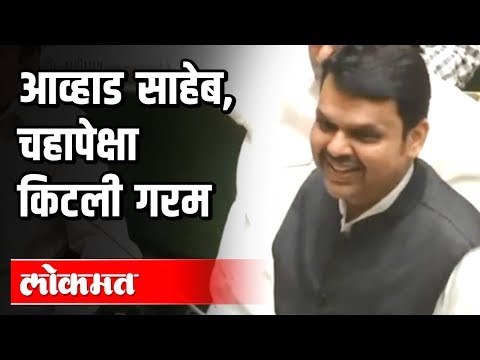Devendra Fadnavis Comments on Jitendra Awhad | चहापेक्षा किटली गरम | Nagpur Winter Session