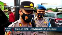 Kecelakaan Beruntun Akibat Truk Hilang Kendali, 9 Kendaraan Tercebur ke Kolam Milik Warga