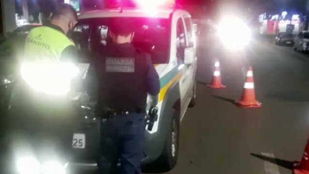 Transitar e GM realizam Operação Bloqueio no Centro de Cascavel