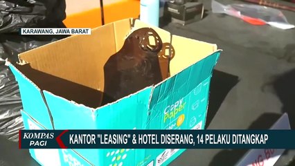 Berkat Rekaman CCTV, Polisi Tangkap 14 Orang Terduga Pelaku Penyerangan Kantor Leasing di Karawang