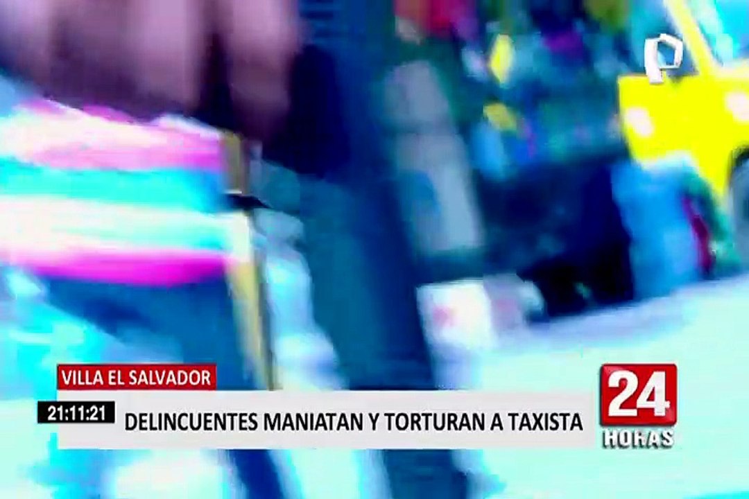 SJM: golpean y torturan a taxista para robarle su vehículo