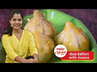 Gauri Kiran decorates Modaks beautifully with Maaza for Ganesh Chaturthi