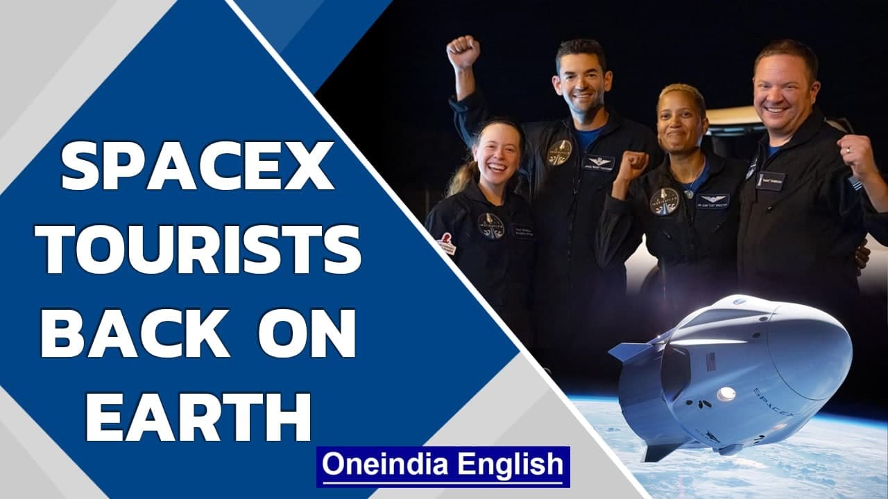 SpaceX tourist flight returns safely to Earth w...