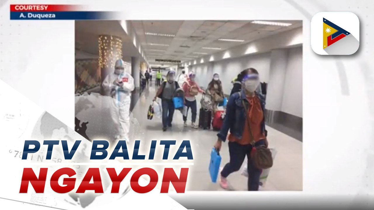 7 Pilipino na biktima ng human trafficking sa Syria, nakauwi na sa bansa