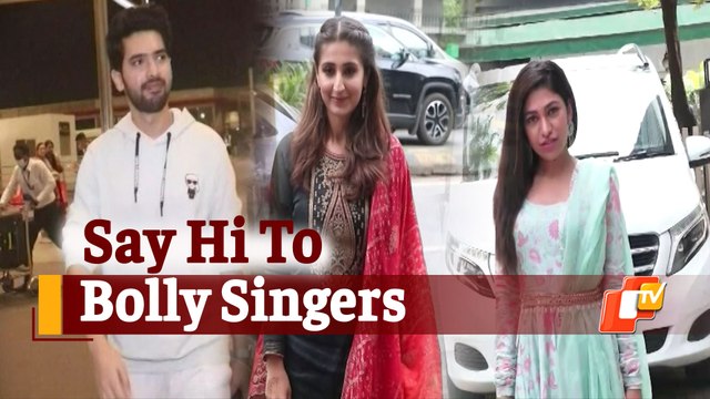 Armaan Malik, Dhvani & Tulsi Kumar Pose For Shutterbugs In Mumbai