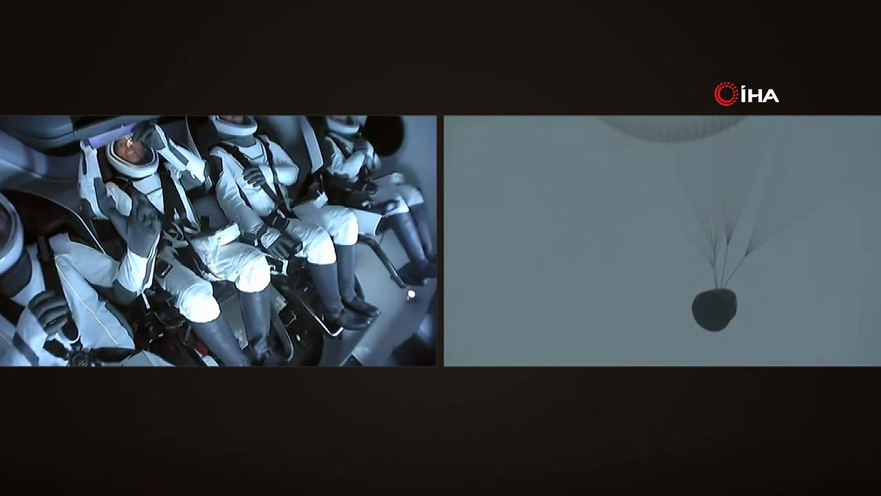 SpaceX'in 3 günlük uzay yolculuğu sona erdi