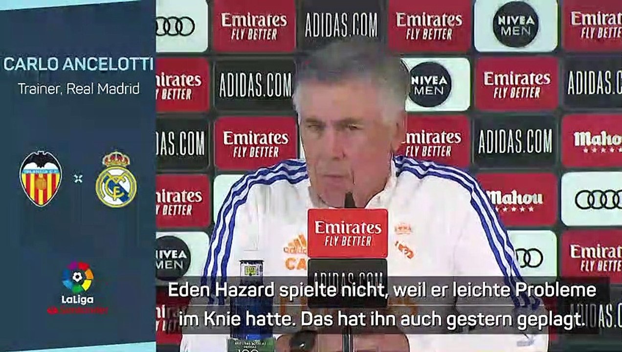 Ancelotti über Hazard: 'Müssen vorsichtig sein'