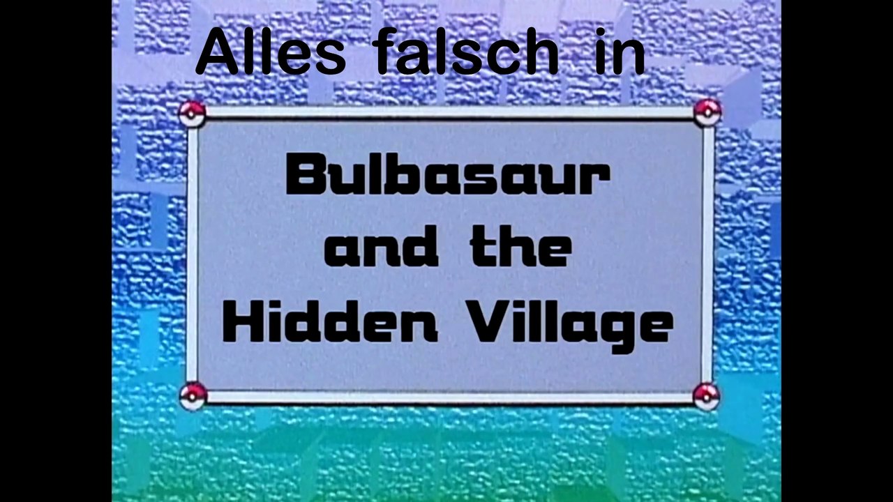 Alles Falsch in Pokémon: Episode 10 (Bisasam und das versteckte Idyll)
