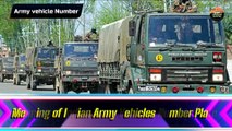 Army Vehicle - Difference Between Indian Army Vehicle No Plates And Civilians Vehicle No Plates