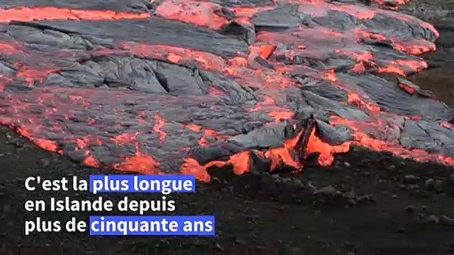 Islande: éruption volcanique la plus longue depuis plus de 50 ans